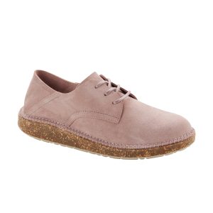 Gary Lavender Blush Suede Leather