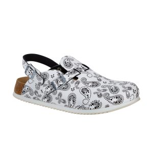 Kay Supergrip Paisley Black/White Birko-Flor