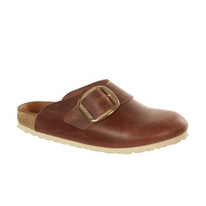 Basel Big Buckle Cognac Natural Leather