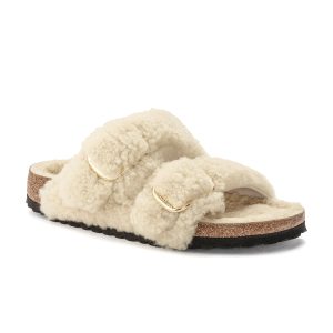Arizona Big Buckle Shearling Eggshell Teddy Shearling