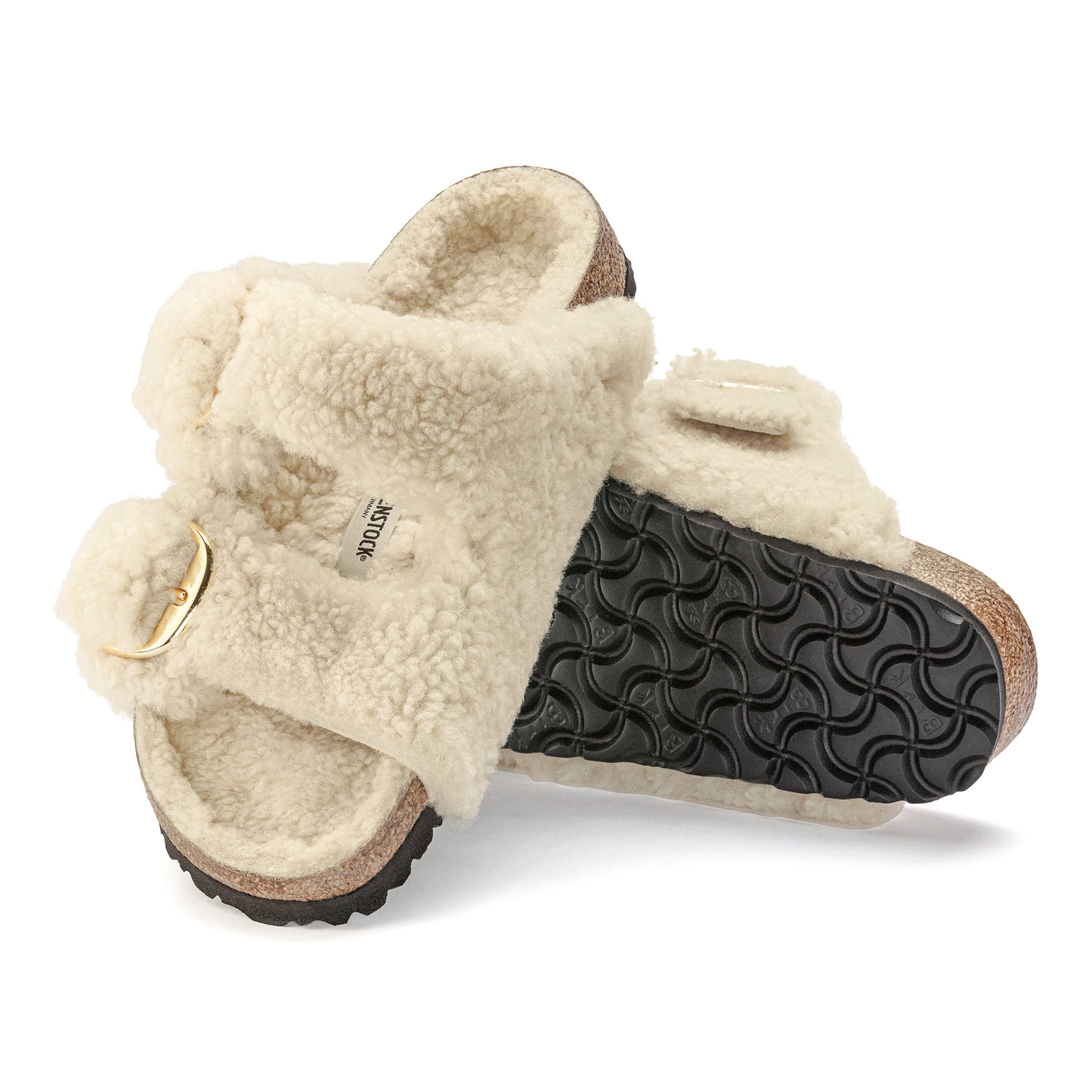 Arizona Big Buckle Shearling Eggshell Teddy Shearling - Image 4