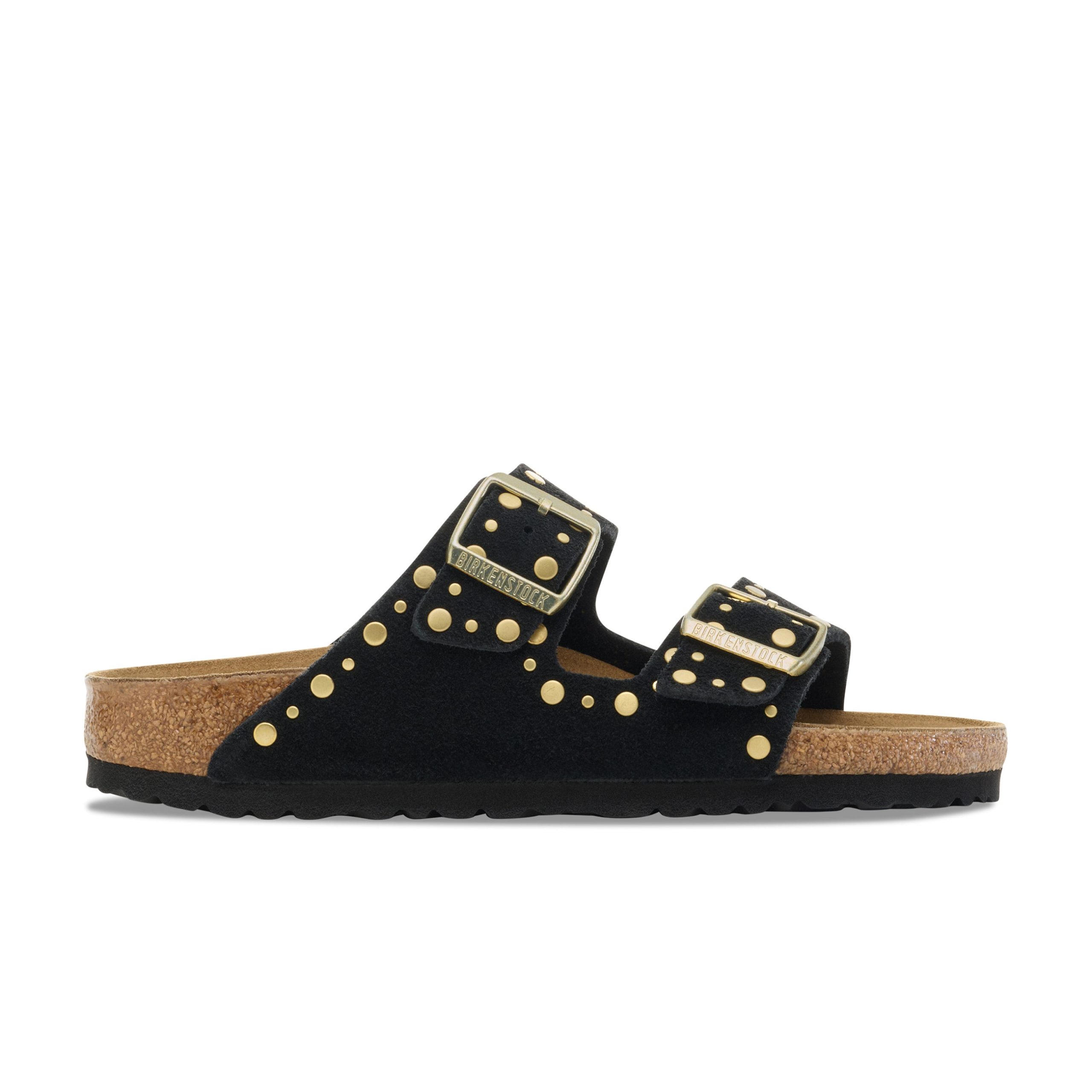 Arizona Rivet Black Suede Leather - Image 2