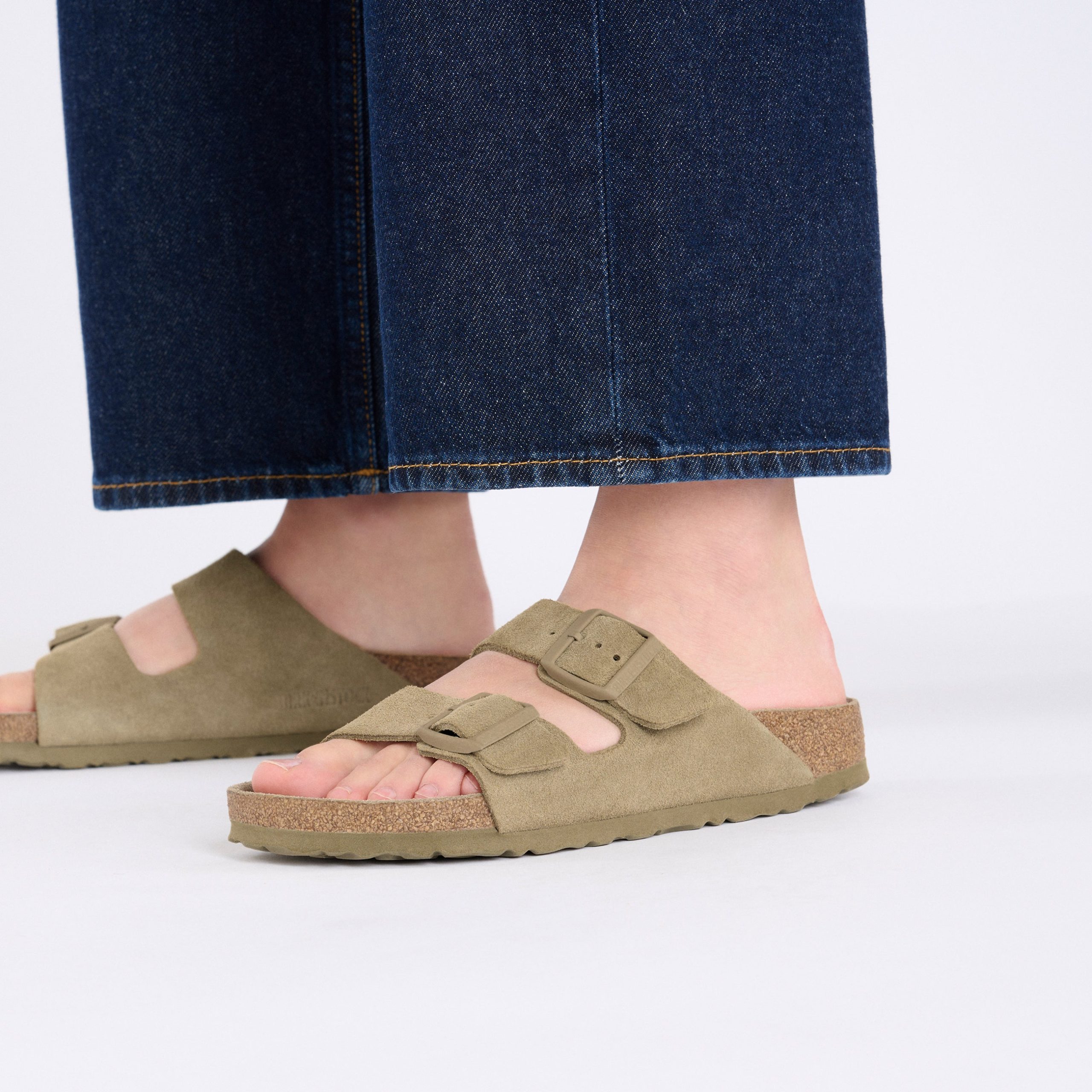 Arizona SFB Faded Khaki Suede Leather - Image 5