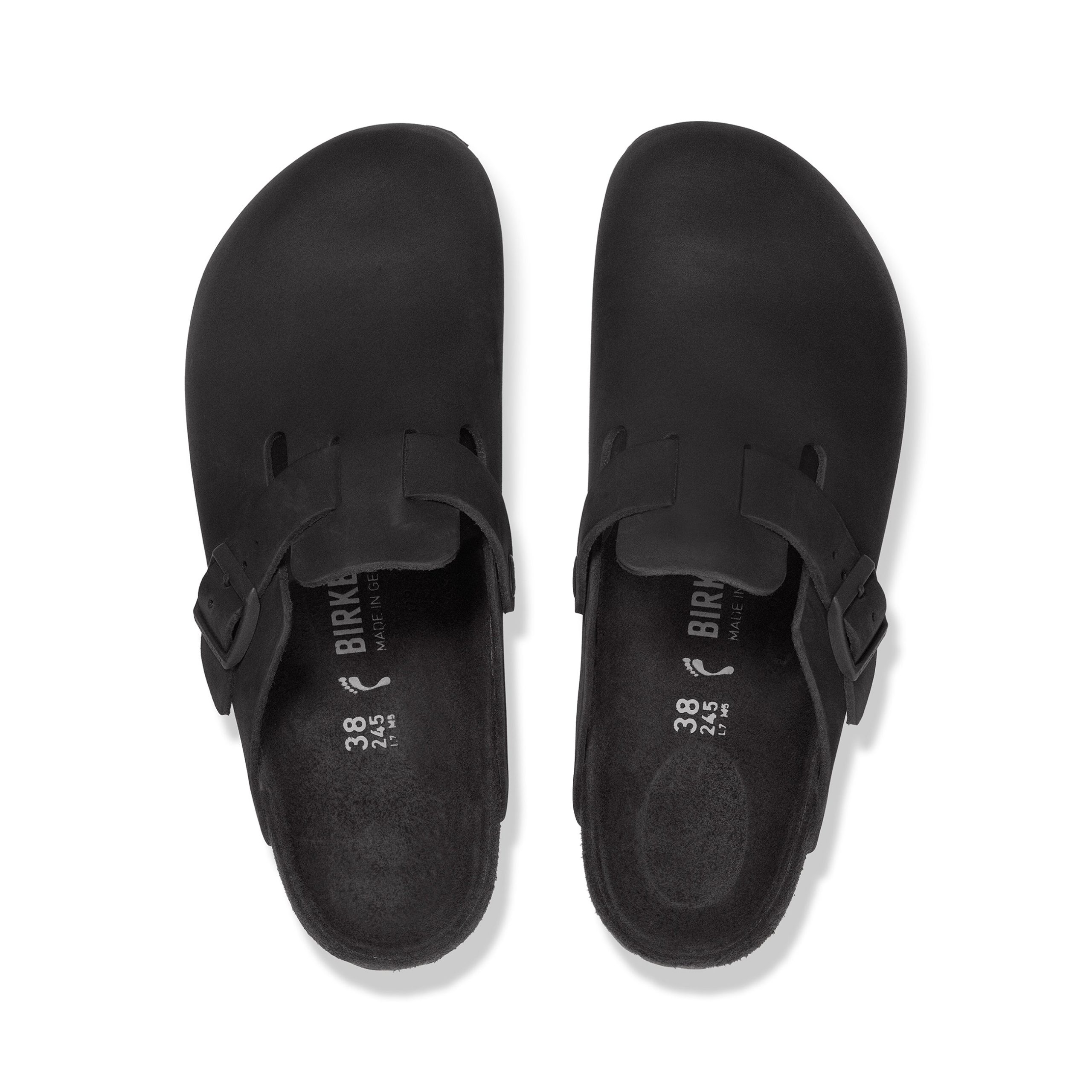 Boston Exquisite Black Nubuck Leather - Image 3