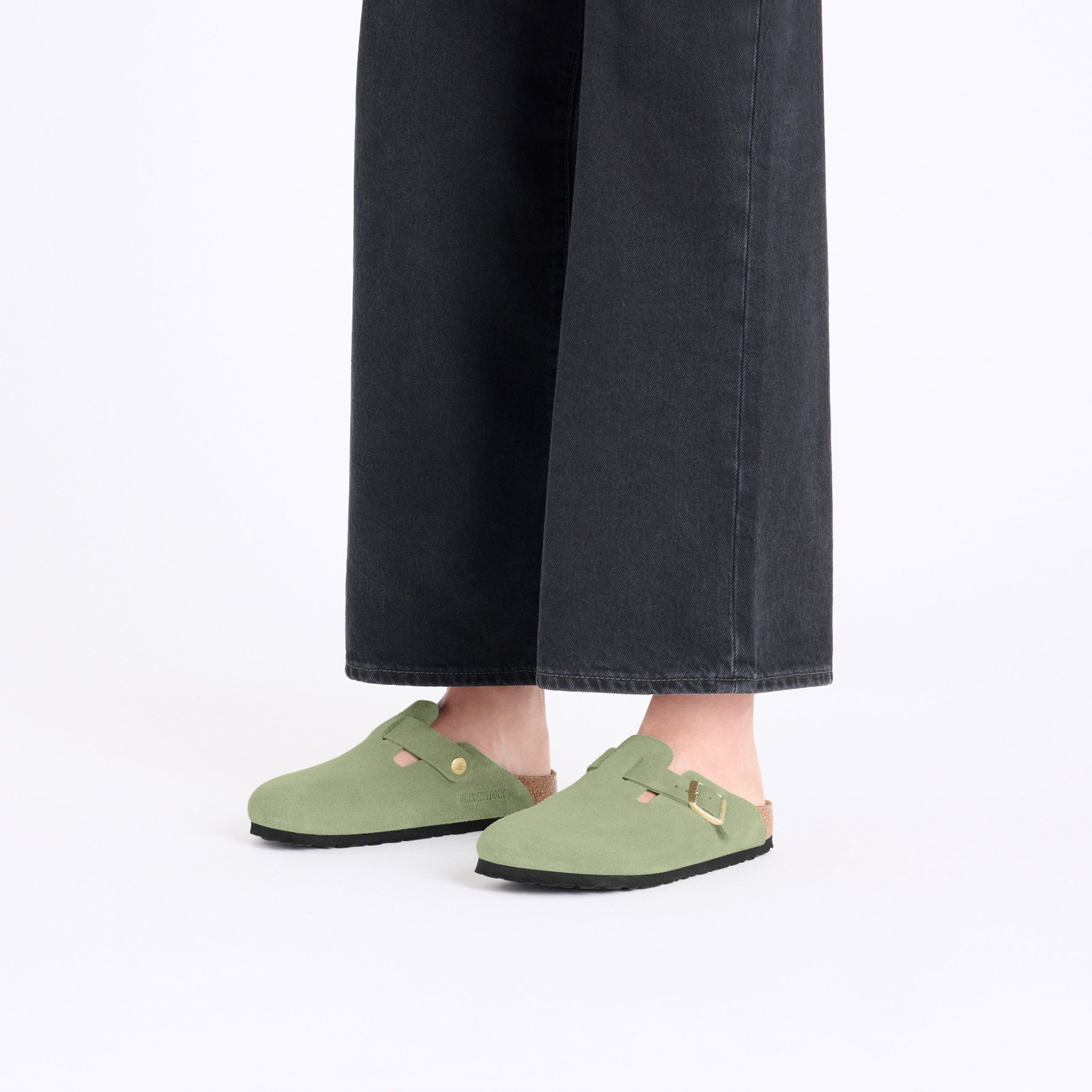 Boston SFB Green Tea Suede Leather - Image 4