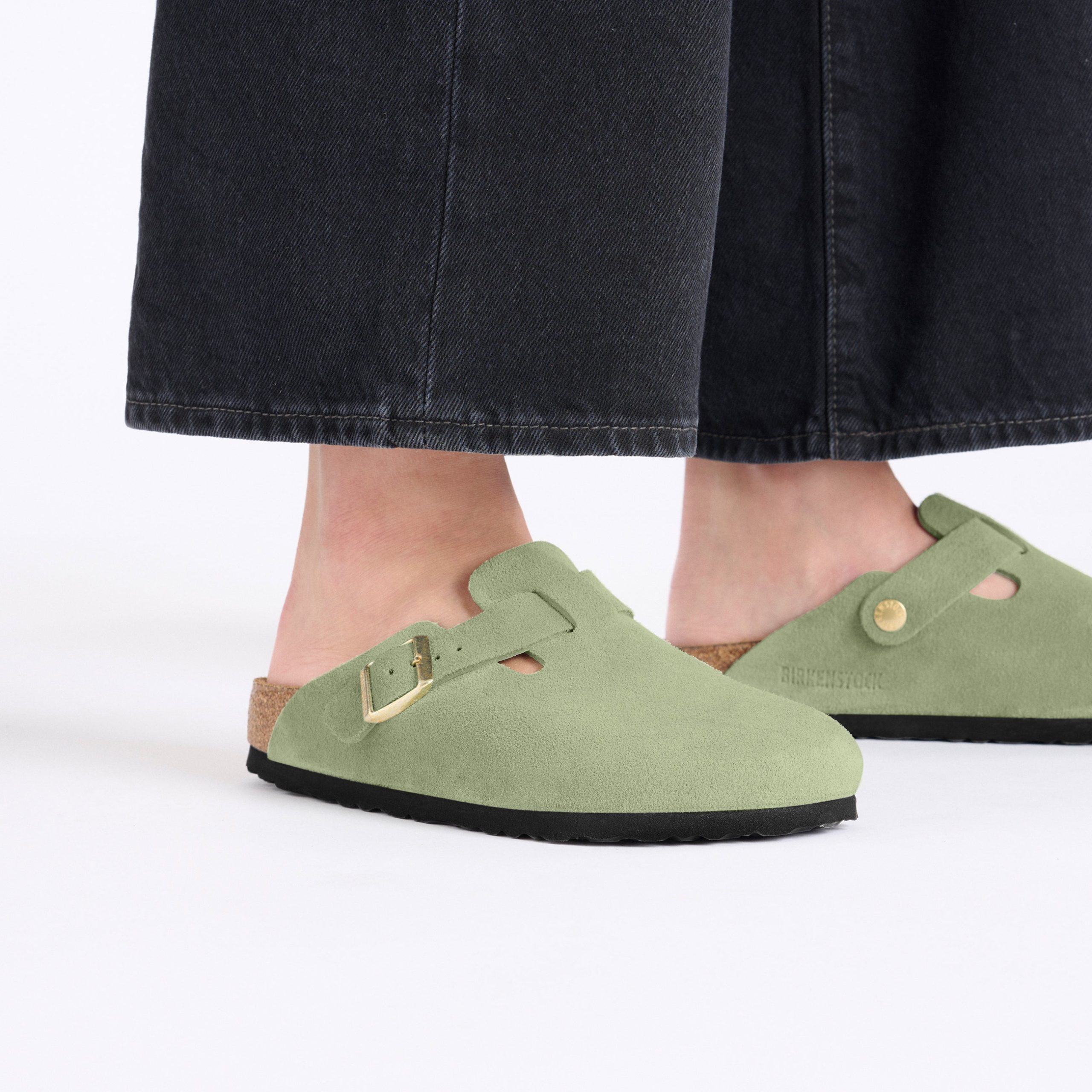 Boston SFB Green Tea Suede Leather - Image 5