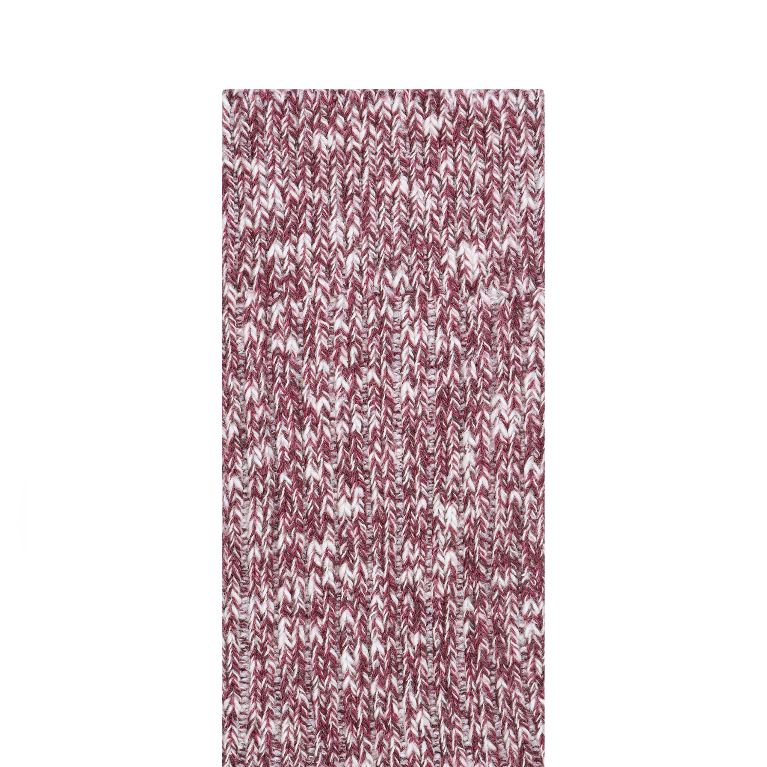 Cotton Slub Socks Zinfandel - Image 2