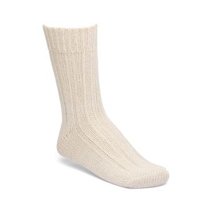 Cotton Twist Mens Socks Off White