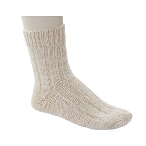 Cotton Twist Mens Socks Off White