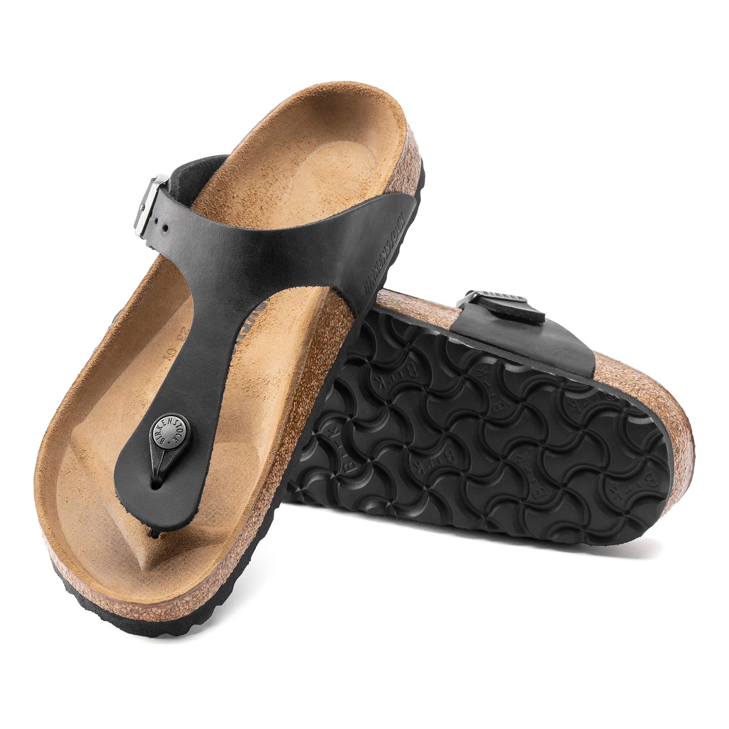 Gizeh Black Oiled Leather - Image 4