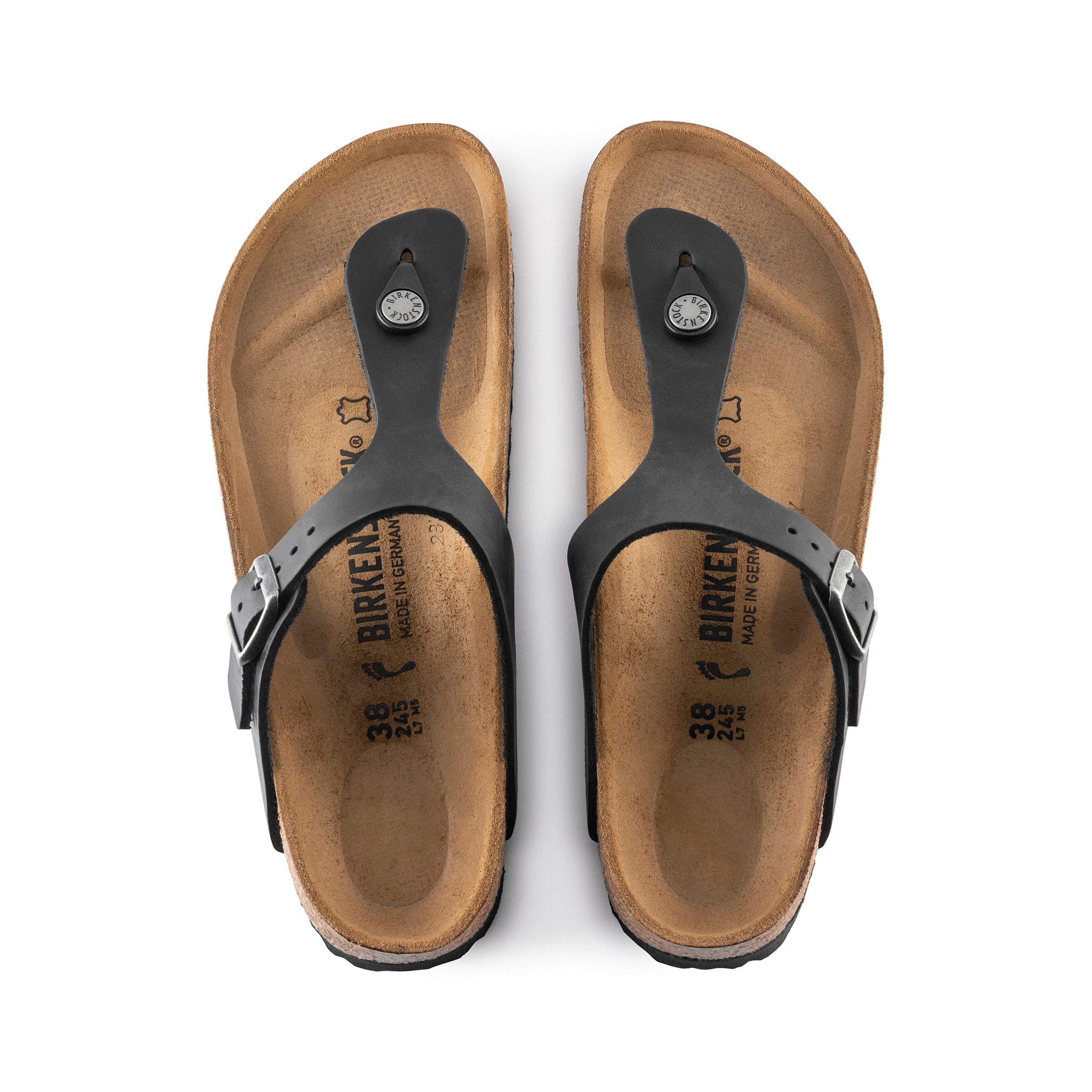 Gizeh Black Oiled Leather - Image 3