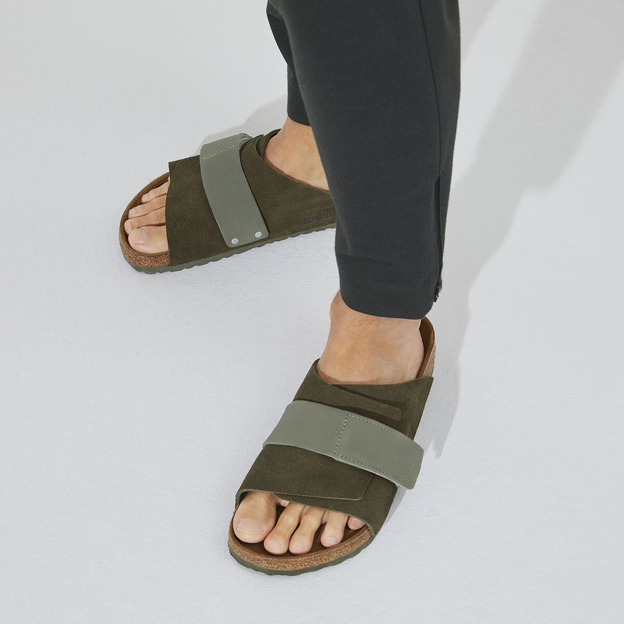 Kyoto Thyme Suede Leather - Image 5