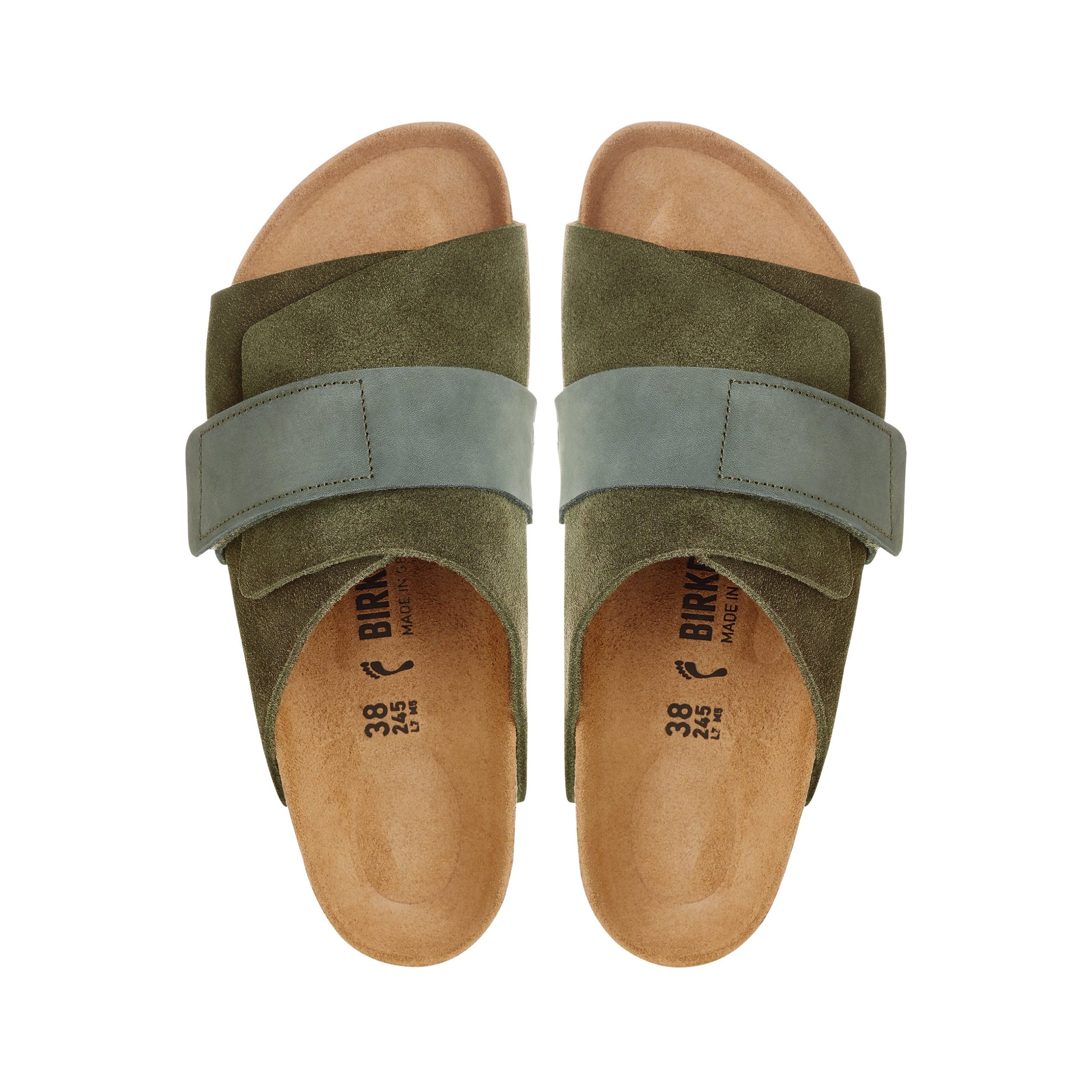 Kyoto Thyme Suede Leather - Image 3