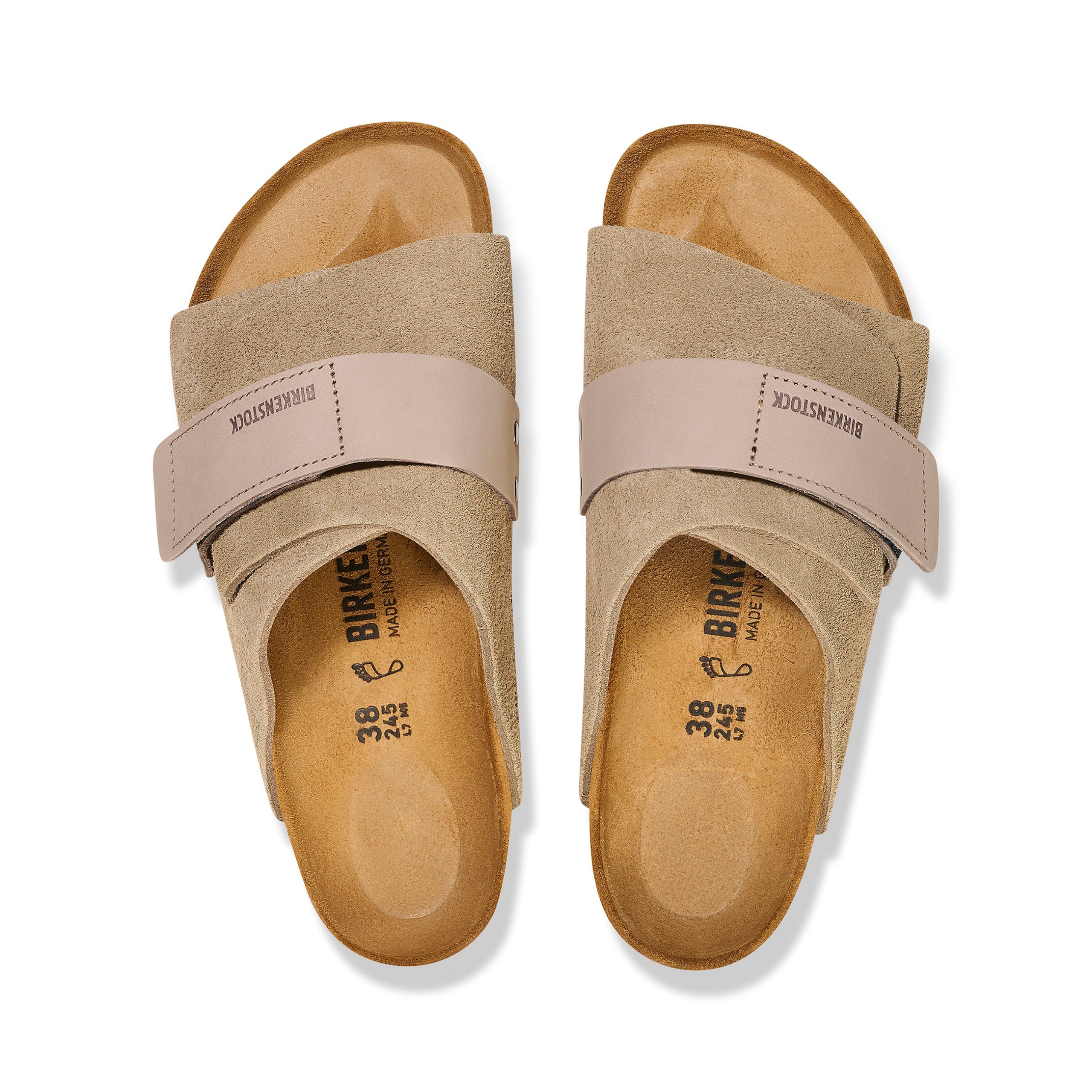 Kyoto Taupe Suede/Nubuck Leather - Image 3