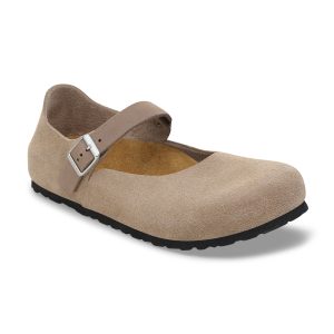Mantova Taupe Suede Leather