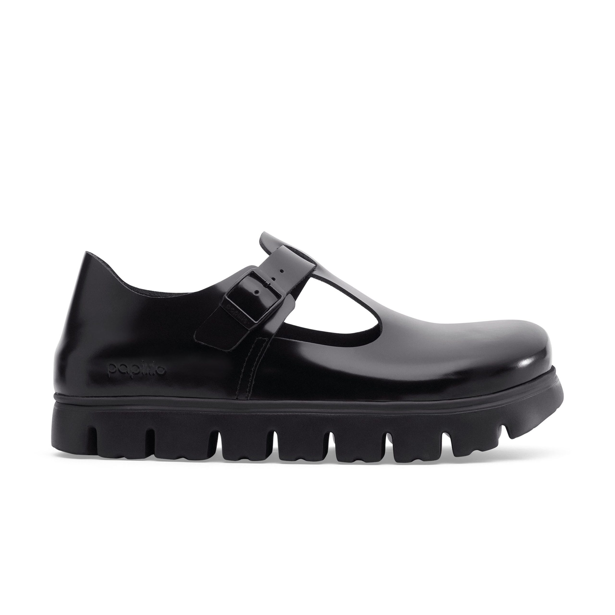 Paris Chunky Black Smooth Leather - Image 2