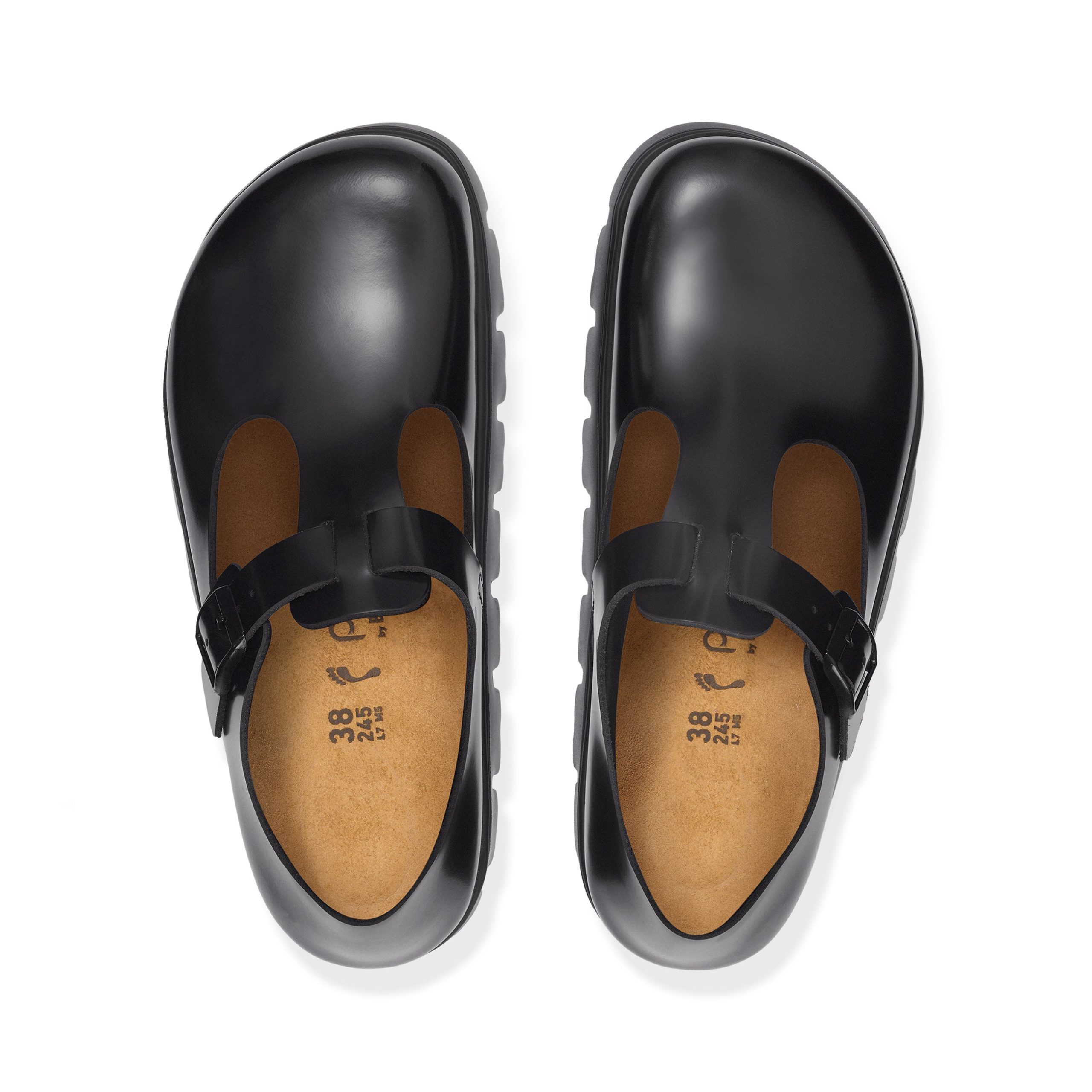 Paris Chunky Black Smooth Leather - Image 3