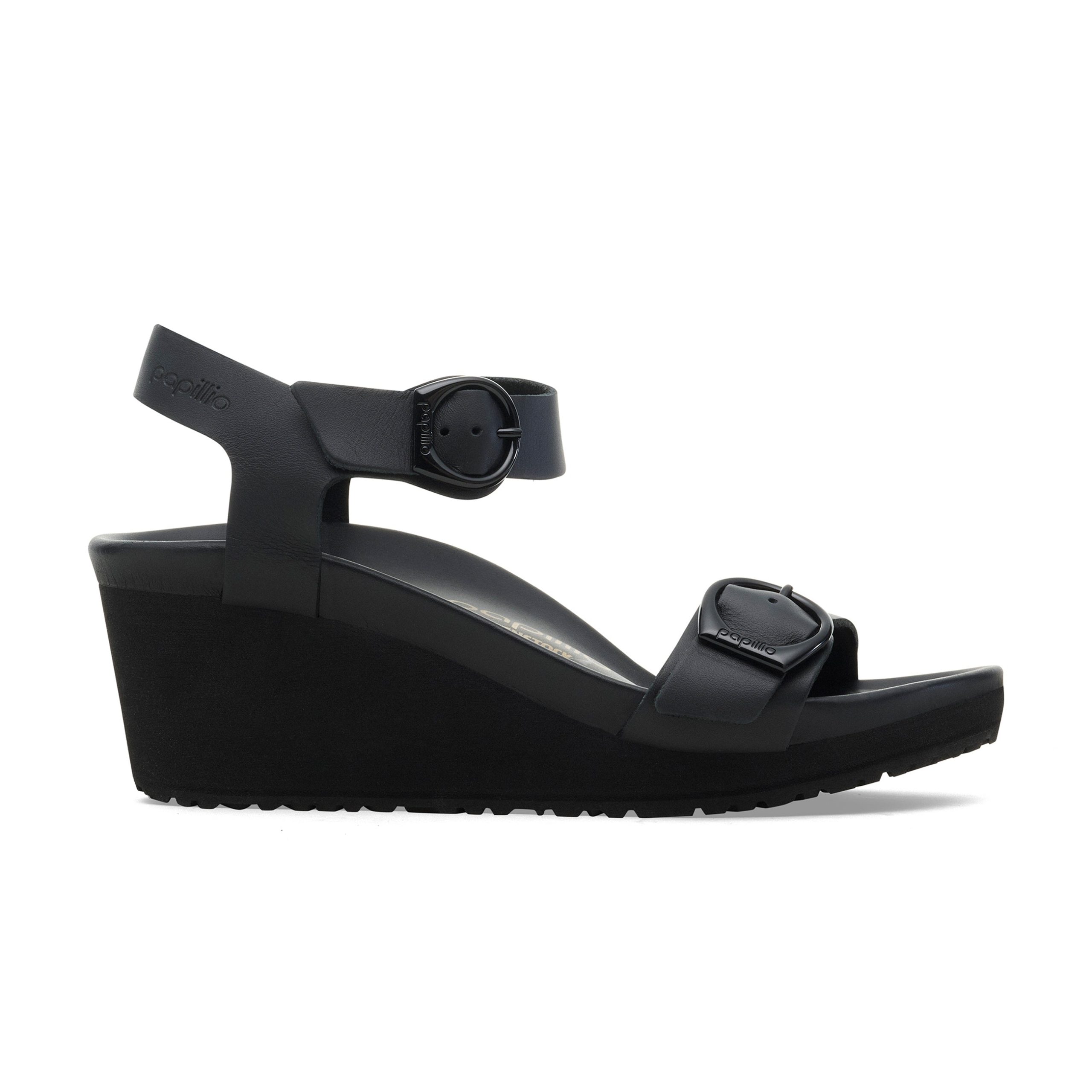 Soley Ring-Buckle Black Smooth Leather - Image 2