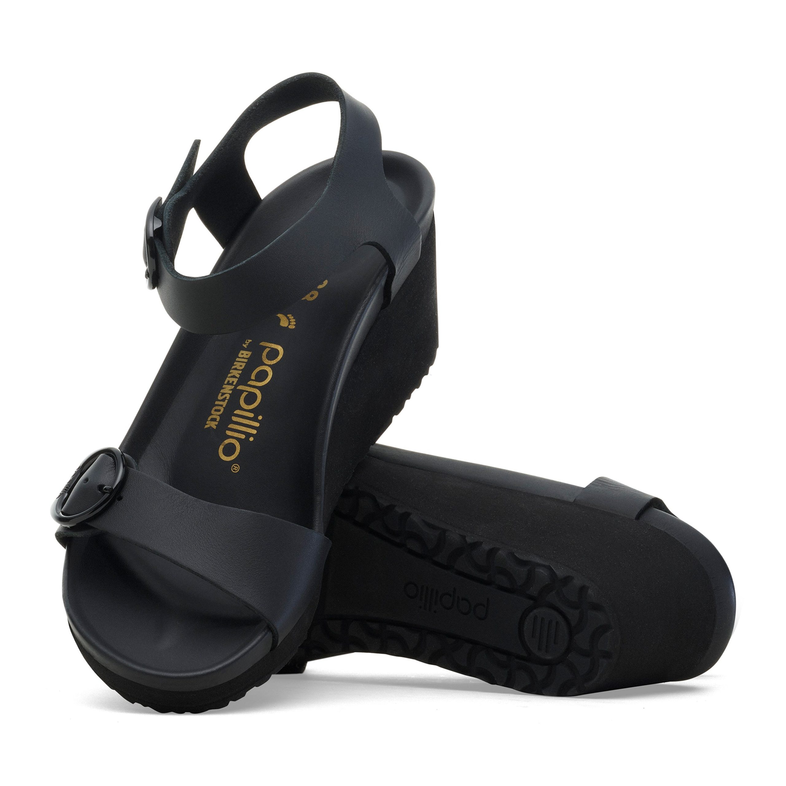 Soley Ring-Buckle Black Smooth Leather - Image 4