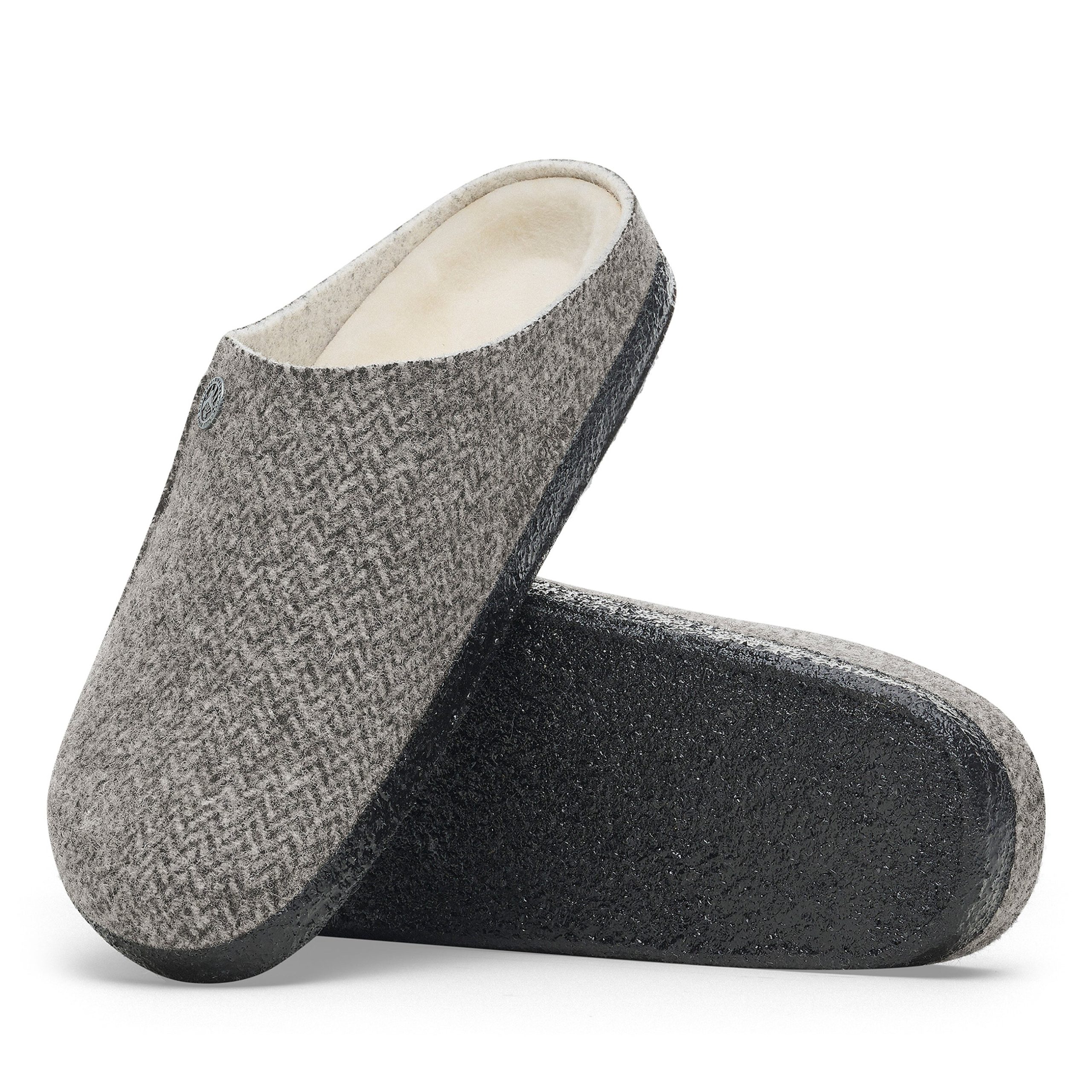 Zermatt Shearling Herringbone Dark Grey Felt/Shearling - Image 5